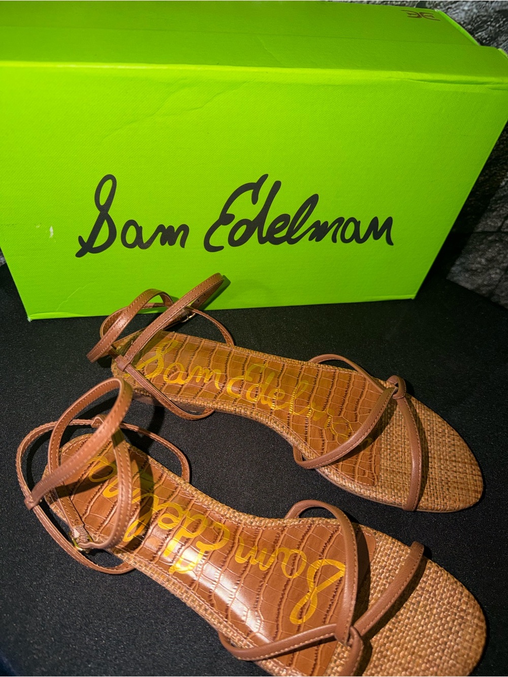 Sam Edelman “Ellina” Strappy Leather Sandals